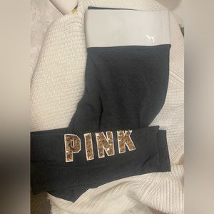 Pink Victoria’s Secret yoga pants